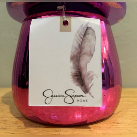 Jessica Simpson Dazzling Dragonfruit Metallic Purple Scented Candle. NWTS. - Picture 3 of 5